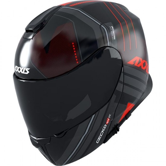 Helm Axxis Gecko Epic Mat Rood XS