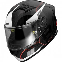 Helm Axxis Racer GP Spike Glans Wit L