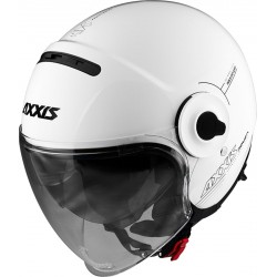 Helm Axxis Raven Solid Glans Wit  L