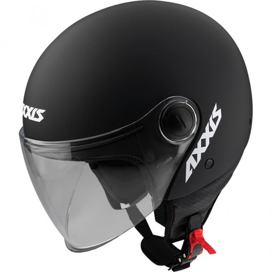 Helm Axxis Square Solid Mat Zwart XS