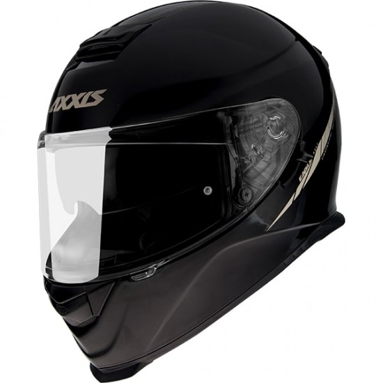 Helm Axxis Eagle Solid Glans Zwart M