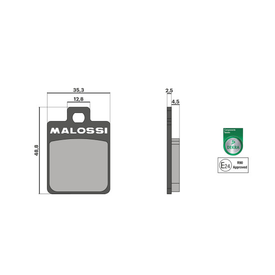 Remblokken Malossi Sport | Vespa LX / S - Zip 4T