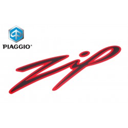 Embleem OEM "Zip" Rood Links | Piaggio Zip